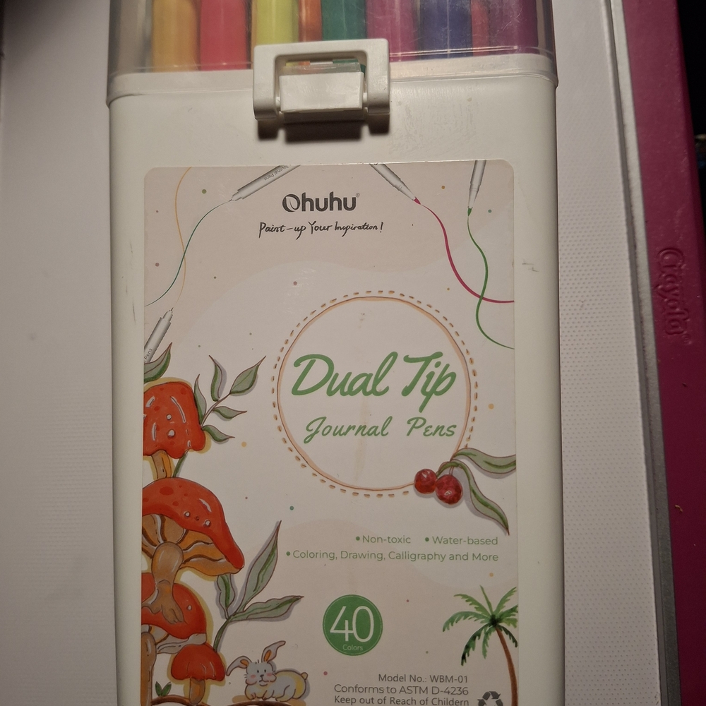 Dual Tip Journal Pens - Vibrant Multicolor Set